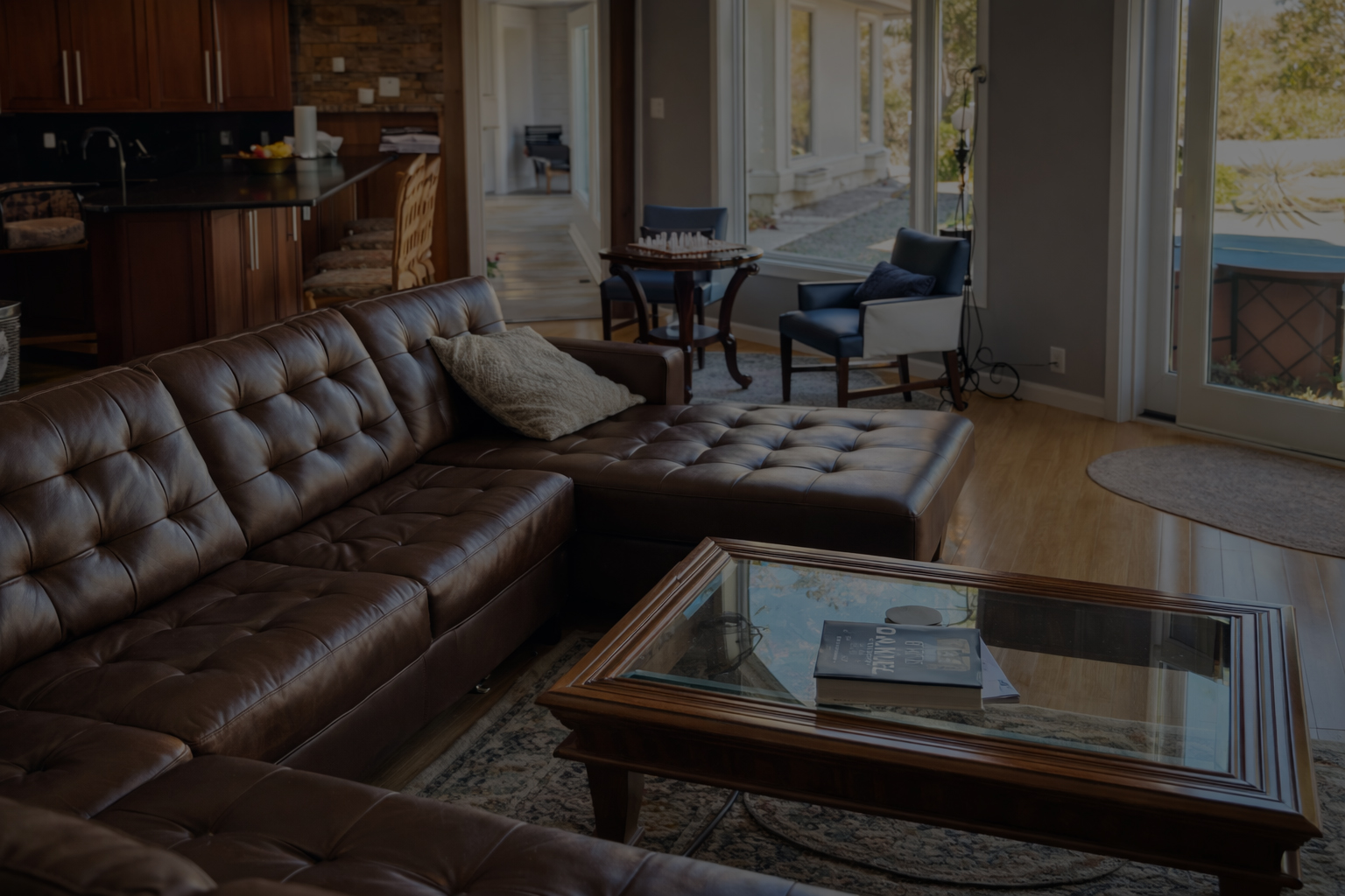 Oasis Estate living room — vacation rental in Mantua NJ